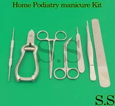 Best Home Podiatry Manicure Kit Ingrowing Toenail Removal Nail Surgery 7Pcs Tool