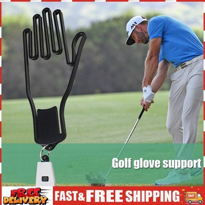 Golf Glove Holder Rack with Key Chain Gloves Stretcher Stand Golf Accessories SN