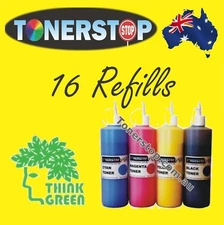 16X OKI C3300 3300 C3400 3400 C3530 3530 C3600 3600 MFP TONER REFILL SET