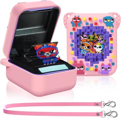 Stoßfeste Silikon-Schutzhülle für Bitzee Interactive Toy Digital Pet (Rosa)