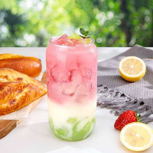 20 Pack 16oz Clear Glass Can Shaped Cups Beer Coffee Tumbler Cocktail Glasses - 第 8/9 張圖片