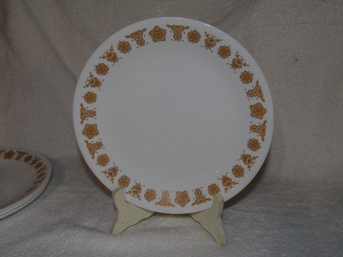 Corelle Gold Butterfly Breakfast Salad Plates 8 1/2" Lot of 9 - Picture 18 of 19