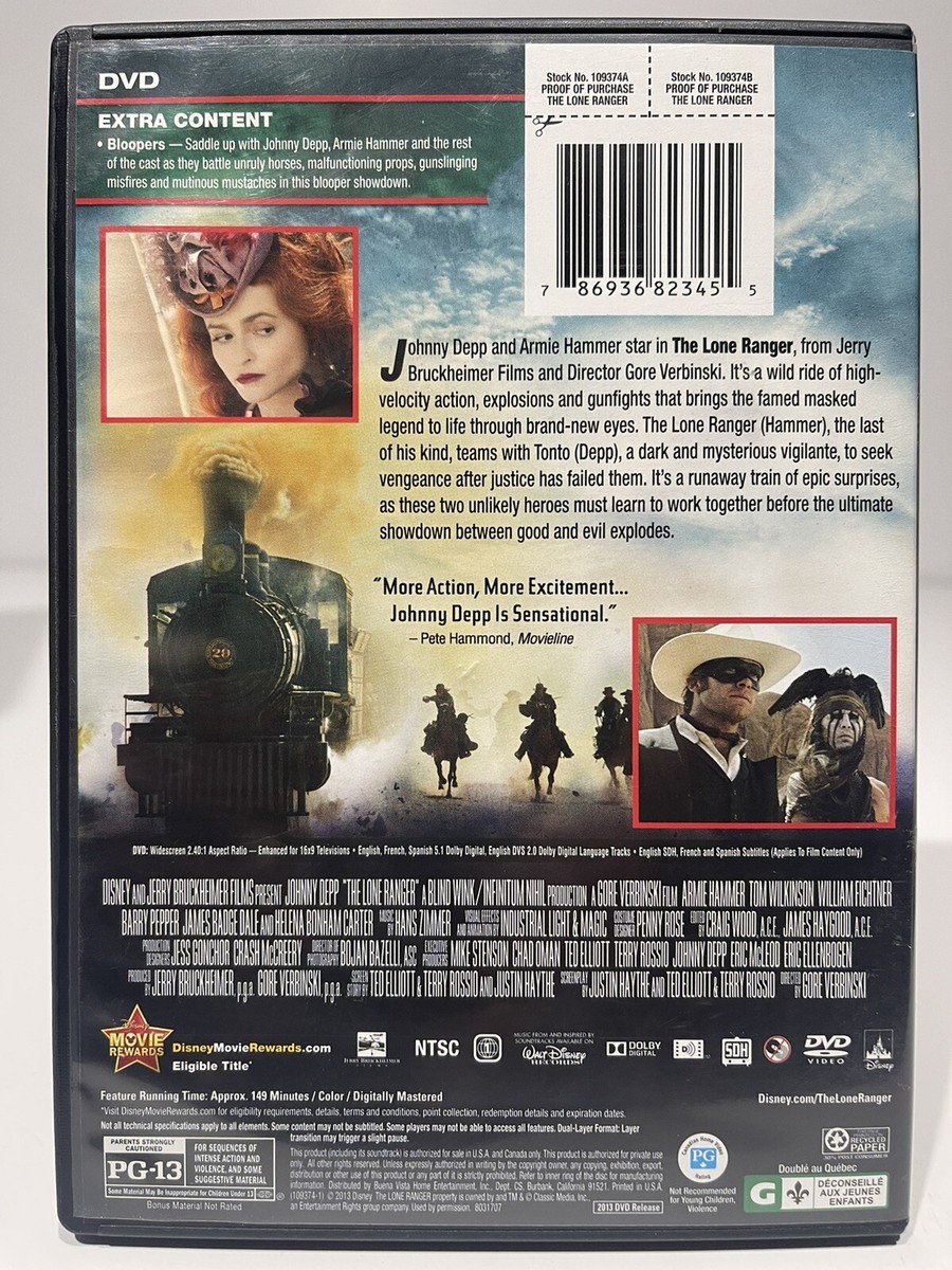 (未使用･未開封品)Lone Ranger [DVD] The Lone Ranger (DVD, 2013) 786936823455| eBay