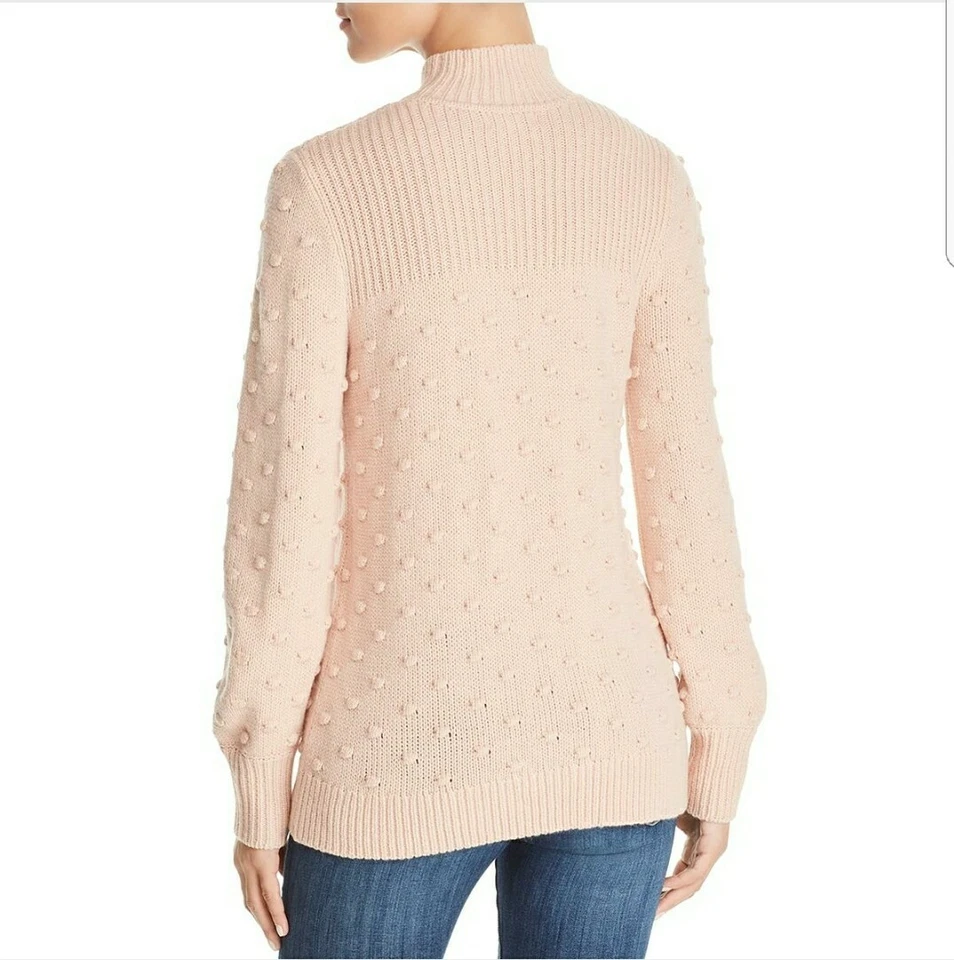 $99 Calvin Klein Mujer Palomitas Cuello Simulado Texturizado Pullover Suéter Top S Pequeño Foto 2 de 4