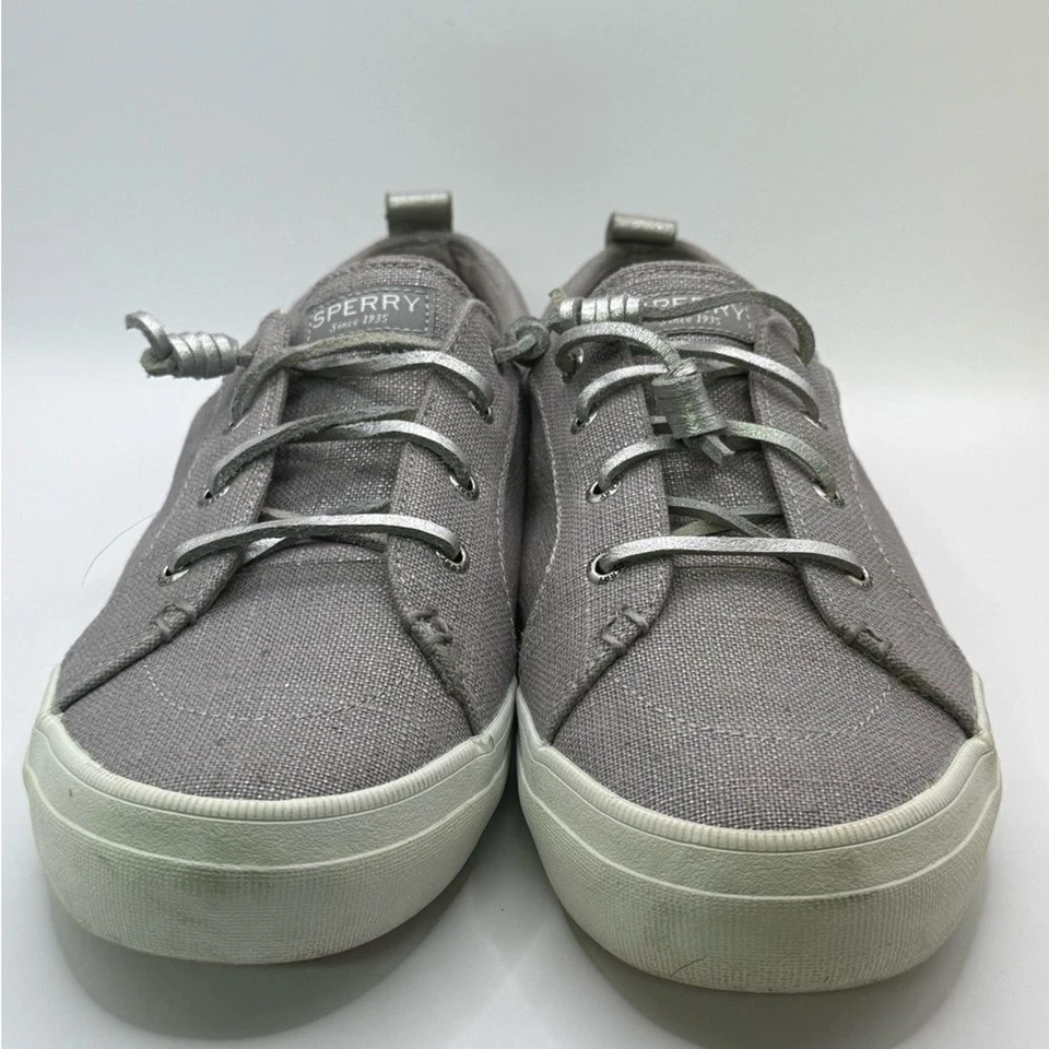 SPERRY Silver Crest Vibe Textil Brillo Brillo Mujer Talla 10 STS87468 Foto 2 de 4