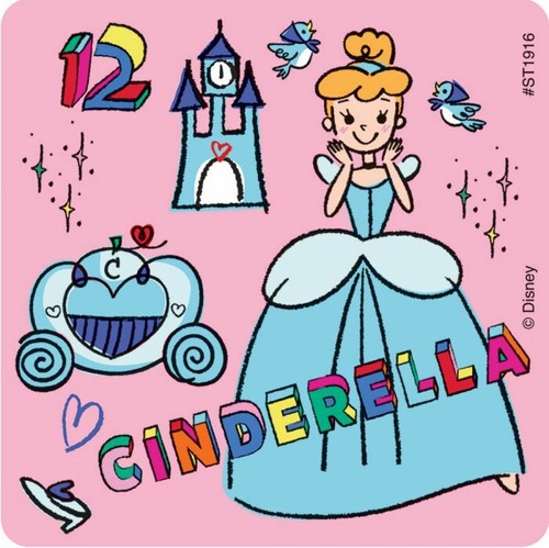 Disney Princess Stickers x 5 - Favours - Birthday Party - Princess Best Friends - Picture 2 of 6