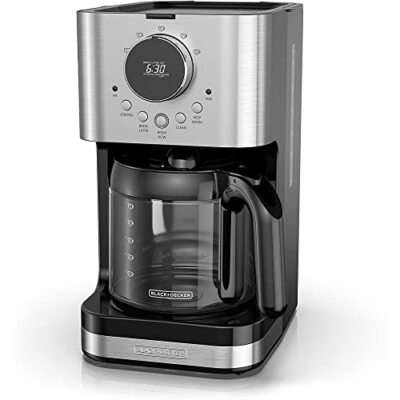 BLACK+DECKER CM4201S Select-A-Size Easy Dial 12-Cup Programmable  Coffeemaker,... | eBay