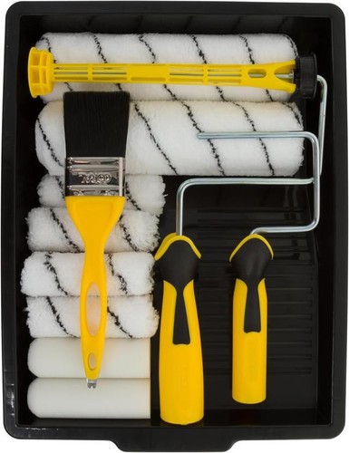 Coral Easy Coater Paint Kit with Headlock Roller Frame & Hybrid Brush 12PC Set - Picture 7 of 9