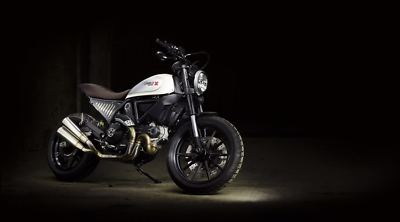 Ducati Scrambler 800 Silmotor Exhaust System Silencers Megaphone Titanuim Slipon