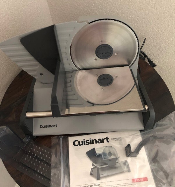 Cuisinart FS75 Kitchen Pro Food Slicer, 7.5, Gray eBay
