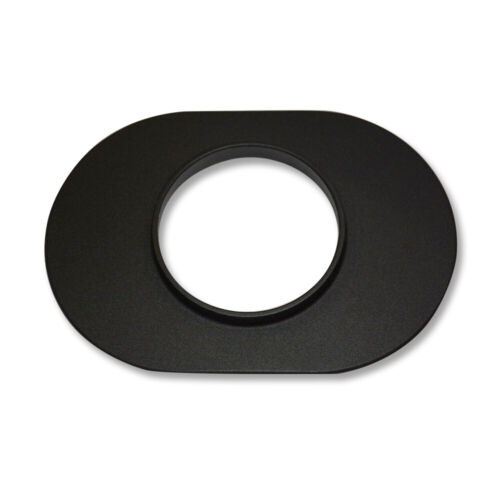 Classic Street Rod 12" Oval Partial Finned Aluminum Black Air Cleaner Kit - Bild 3 von 5
