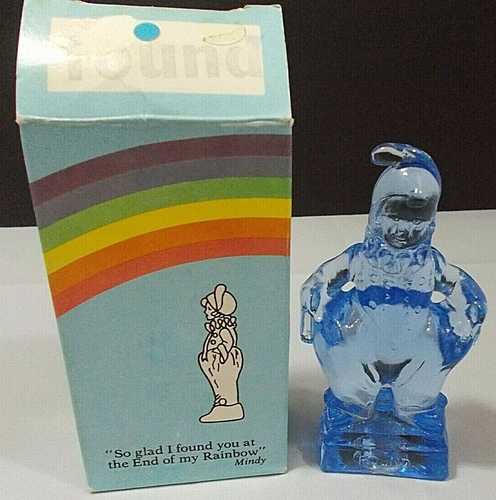 1983 Mosser Glass SO GLAD I "FOUND" YOU at the END OF MY RAINBOW MINDY Clown - Picture 2 of 3