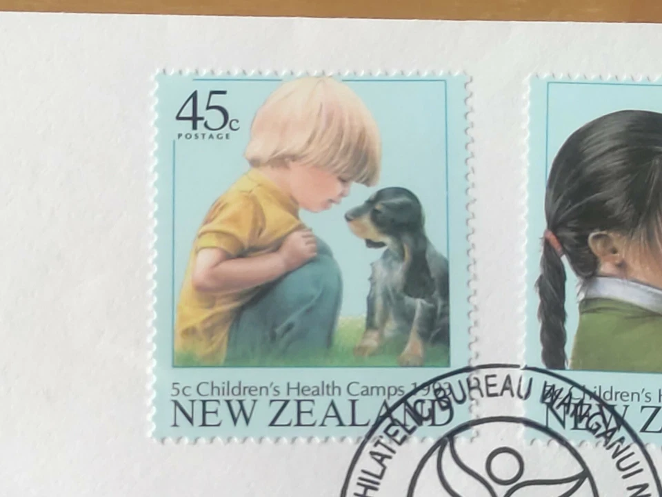 1993 New Zealand Health Stamp Issue - Children Health, Cat & Dog FDC - Image 4 of 4