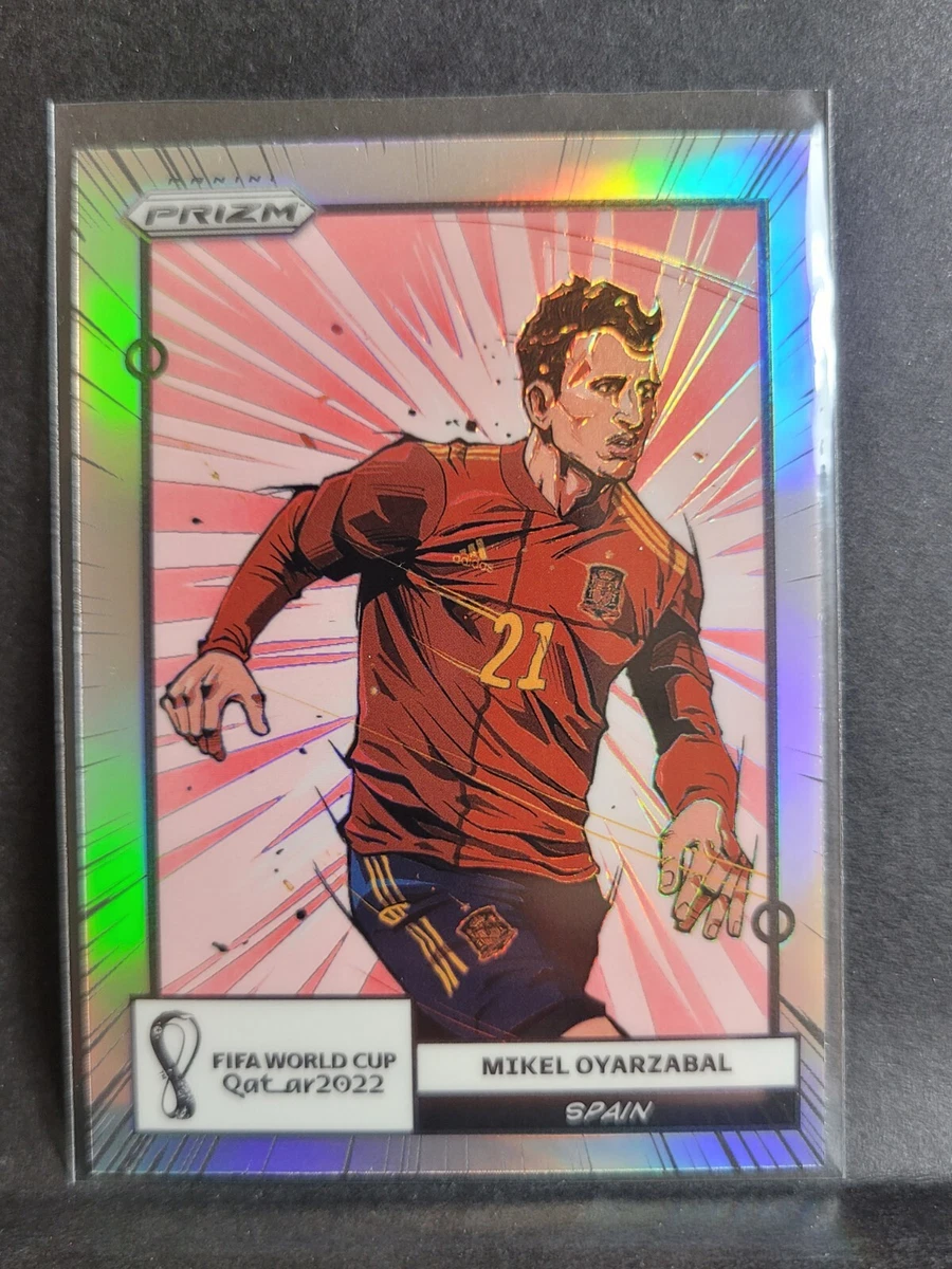 2022 Panini Prizm FIFA World Cup Mikel Oyarzabal Manga Prizm #20 SPAIN SSP