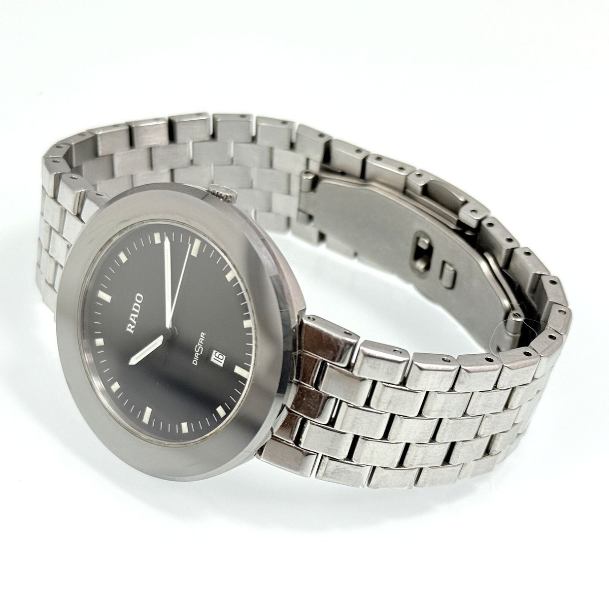 RADO DIASTAR 152.0341.3 DATE MEN'S SILVER VINTAGE WATCH RADO DIASTAR 152.0341.3 DATE MEN'S SILVER VINTAGE WATCH
