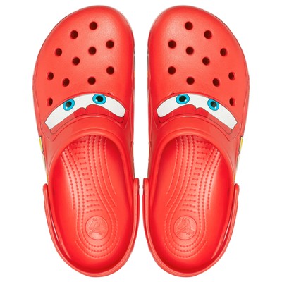 Lighting McQueen crocs size 7M and 9W Size 7M/9W Lightning Mcqueen Adult Crocs (Charms not... | Depop main image 4
