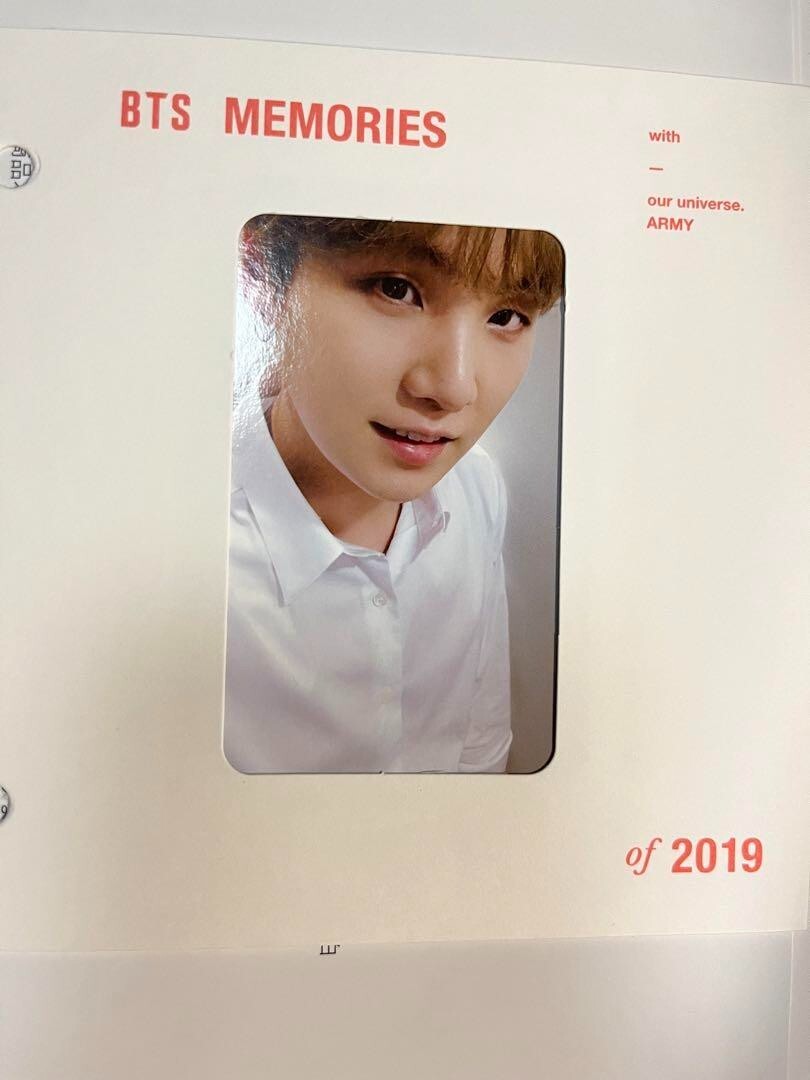 トレカ memories 2019 Blu-ray ユンギ SUGA BTS SUGA Min Yoon-gi Trading Card MEMORIES 2019 Blu-Ray