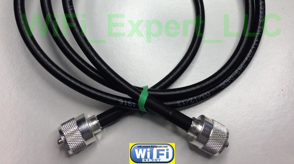 1-30 Feet RFC240UF Ultra Flex Antenna Jumper Extension Coax Cable PL259 SO239 MF - Image 3 of 4