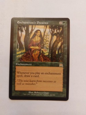 1x Enchantress's Presence/Anwesenheit der Blütenzauberin Magic the Gathering MTG
