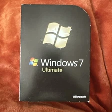 Microsoft Windows 7 Ultimate 32 Bit and 64 Bit DVDs MS WIN Full Retail Box Vers.