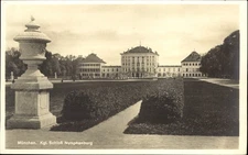 RPPC Nymphenburg Palace Munich Germany ~ real photo postcard