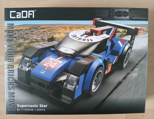 Cada C55053W Supersonic Star Auto Rennwagen Klemmbaustein Brick Set Bausatz 