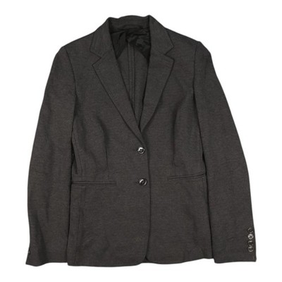 MaxMara Blazer Womens 8 Black Single Breasted Tailored Jacket Italy Size 8