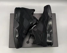 Jordan 4 "Black Cat" Men's Retro Basketball Shoes Mid Top US 7-12