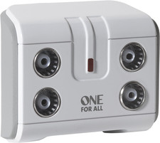 Image of One for All SV9604 4 Way Signal Booster/Splitter for TV