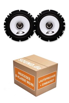 Lautsprecher Boxen vorne Alpine SXE-1725 für Mercedes B-Klasse W 242 / W 246 2x 