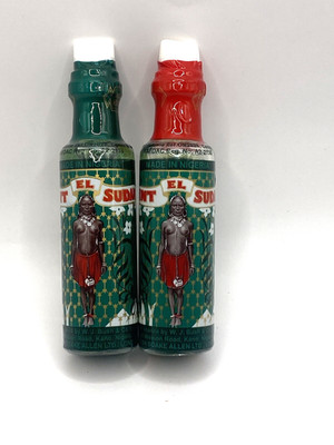 Bint El Sudan Perfume Oil. Authentic/Original (Bintou) 1Red +1Green Sleeve Set