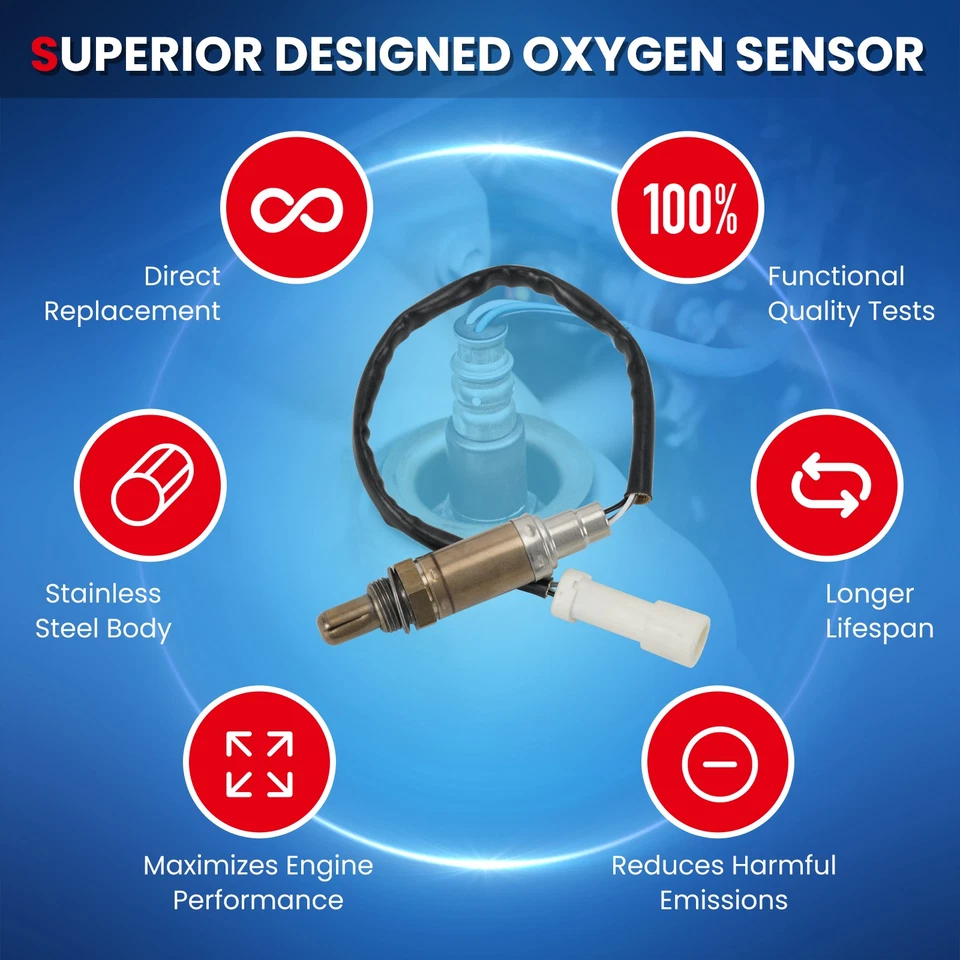 2x Sensor de oxígeno O2 para Ford Lincoln Mazda Mercury aguas abajo/aguas arriba Foto 3 de 4