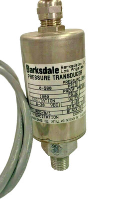 BARKSDALE 425H3-08 Druckmessumformer 0-500 psi 4-20mA 425H308 1/4 NPTM