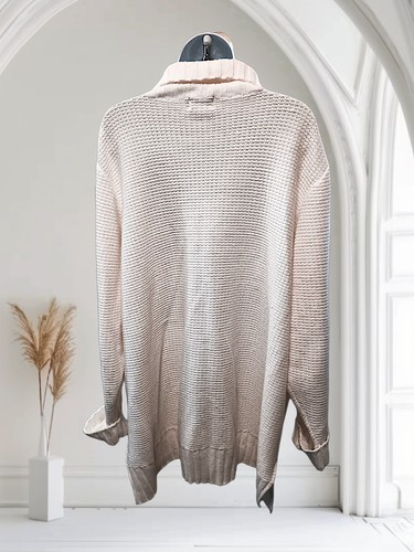 Vtg Liz Baker Sz 2X Button Front Cardigan Sweater White 100% Acrylic. NS-10 - Picture 6 of 9