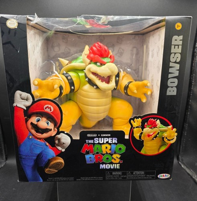 #ad #ad Super Mario Bros Movie Bowser 7quot; Action Figure Fire Breathing Jakks $21.95
