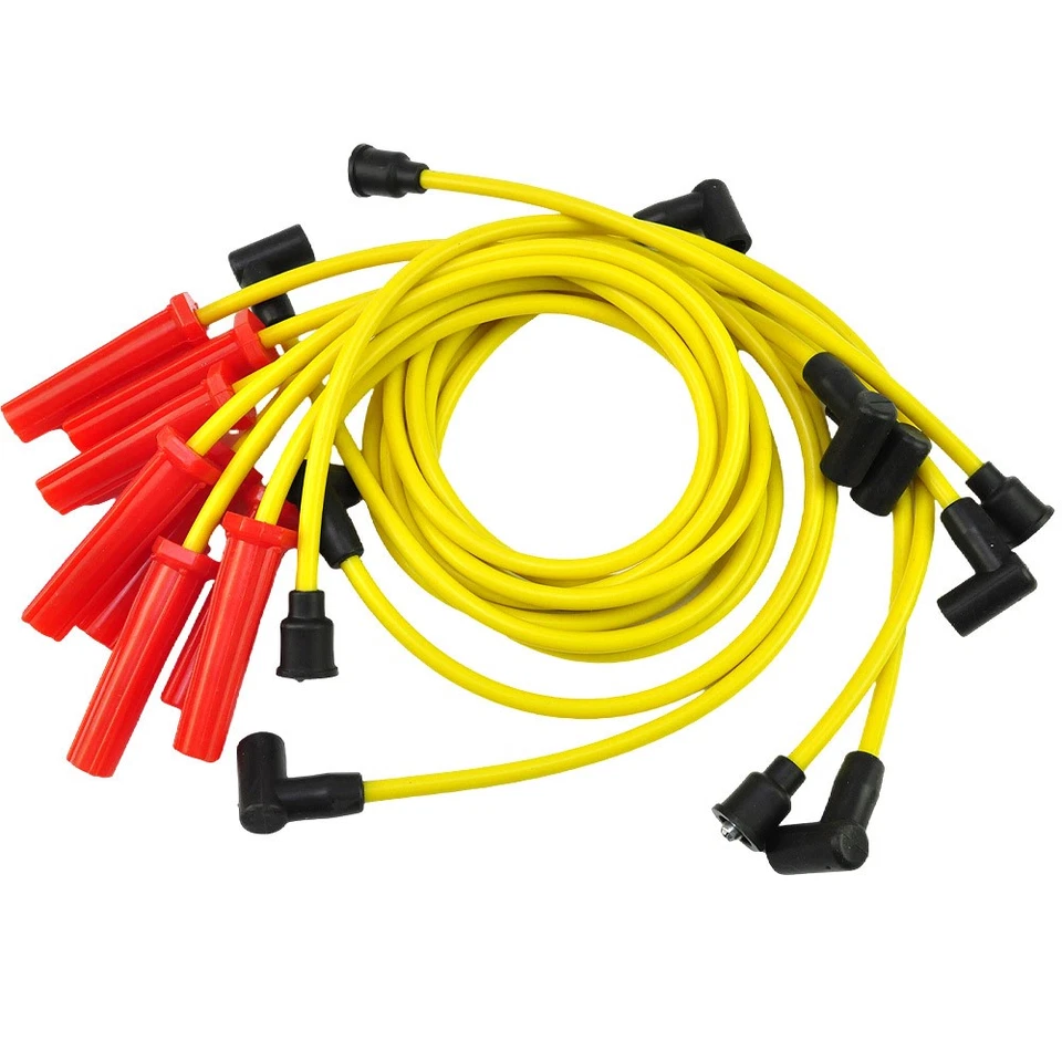 Провод свечи зажигания 8 мм для Dodge Chrysler 273 318 340 360 V8 малый блок желтый HEI - Изображение 4 из 4
