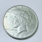1922-D PEACE SILVER DOLLAR - 90% SILVER - EXTRA FINE DETAILS - FREE SHIP #9659