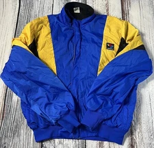 Bellwether Cycling Jacket Large Blue And Yellow Full Zip