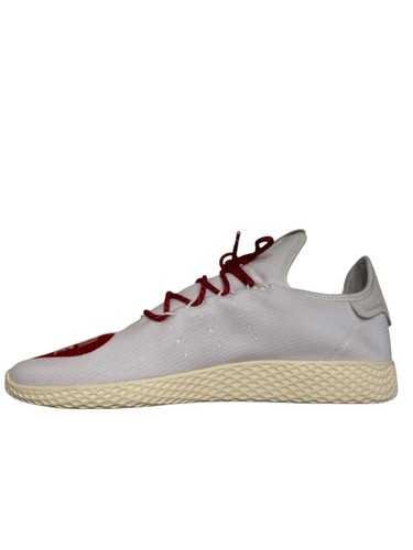 Adidas Pharell Tennis Hu Love Human Made Sneackers Size 13.5 White & Red EF2392 - Picture 10 of 10