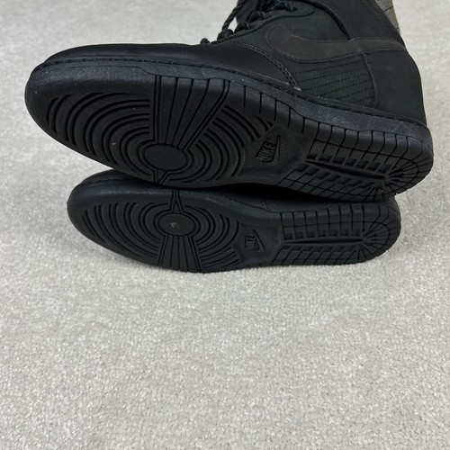 Nike Dunk Sky Hi Sneaker Boot Shoes Womens 8.5 Black Wedged Heel 616715-001 - Picture 9 of 11