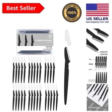 Precision Dermaplaning Tool - 30 Pcs Razor Set for Smooth Skin and Eyebrows