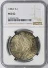 1883 $1 Morgan Dollar NGC MS62 Philadelphia