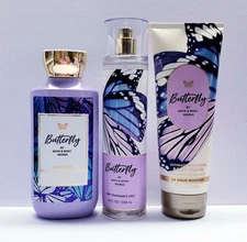 Bath & Body Works BUTTERFLY Body Cream, Shower gel and Fragrance Mist