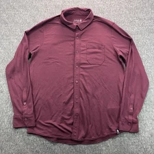 Smartwool Merino Button Up Shirt Men’s Large Long Sleeve Pocket