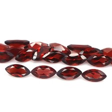 13.15 CT. Gemstone Unheated 19Pcs Red Garnet Africa Marquise