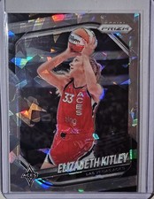 2025 Panini Prizm WNBA Elizabeth Kitley #41 Cracked Ice Prizm Las Vegas Aces 🔥