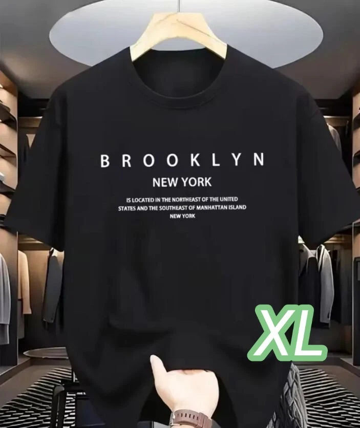 Dry T Black XL Size Brooklyn Quick Dry Breathable Material Size Simple Adult T S