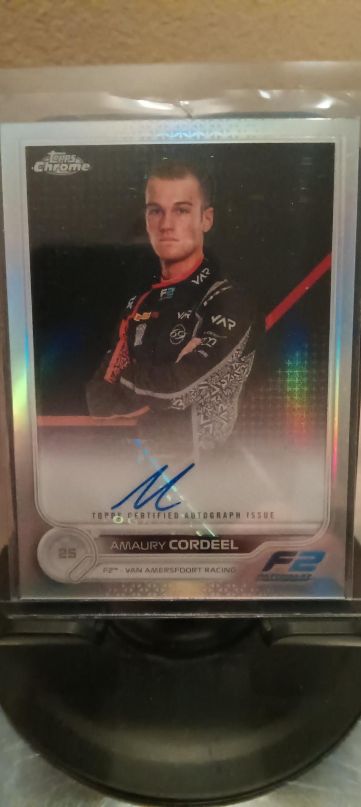 2022 Topps Chrome Formula 1 - Amaury Cordeel #CAC-AC Autograph