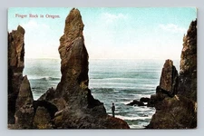 Vintage Finger Rock Oregon Lithograph Postcard M. Rieder Made in Germany