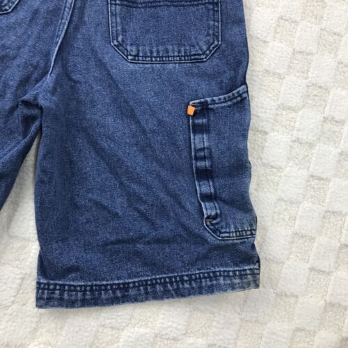 Vintage Y2K Route 66 Cargo Jean Shorts Boys 14 Skate Surf Loose Baggy Streetwear - Picture 12 of 13